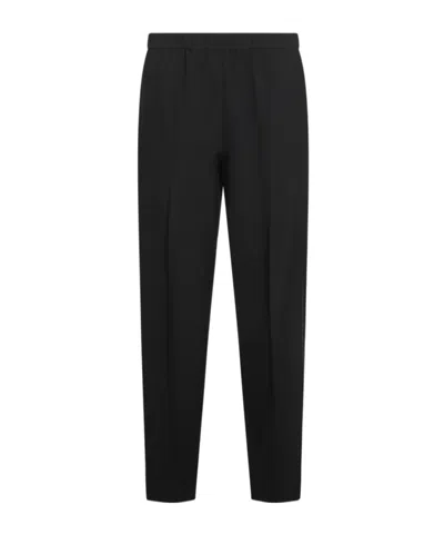 Fabiana Filippi Elastic Waist Casual Pants In Black