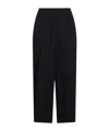 Fabiana Filippi Elastic Waist Casual Pants In Black