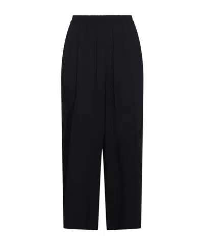 Fabiana Filippi Elastic Waist Casual Pants In Black