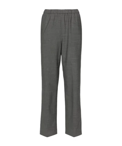 Fabiana Filippi Beaded-trim Straight Trousers In Black