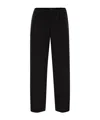 Fabiana Filippi Gubbio Jogging Trousers In Milano Stitch Jersey In Black