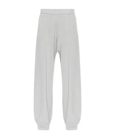 Fabiana Filippi Elastic Waist Casual Pants In Gray