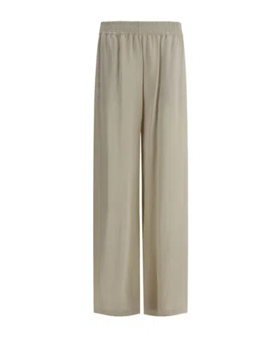Fabiana Filippi Elastic Waist Casual Pants In Nude