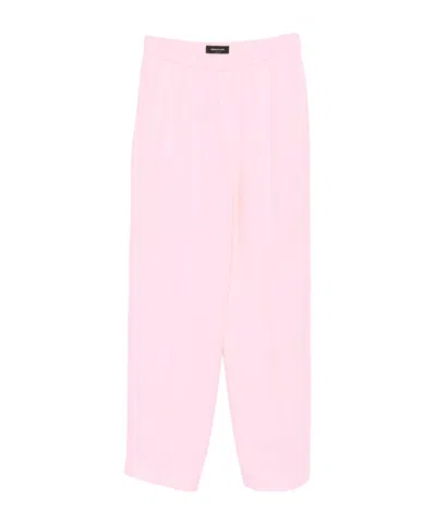 Fabiana Filippi Elastic Waist Casual Pants In Pink