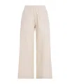 Fabiana Filippi Drawstring Straight-leg Pants In Pink