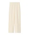 Fabiana Filippi Drawstring Straight-leg Pants In White