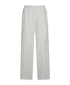 Fabiana Filippi Trousers Wide Leg Elastic Waistband In White