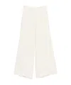 Fabiana Filippi Wide-leg Trousers With Elasticated Waistband In White