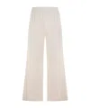 Fabiana Filippi Trousers Light And Natural In White