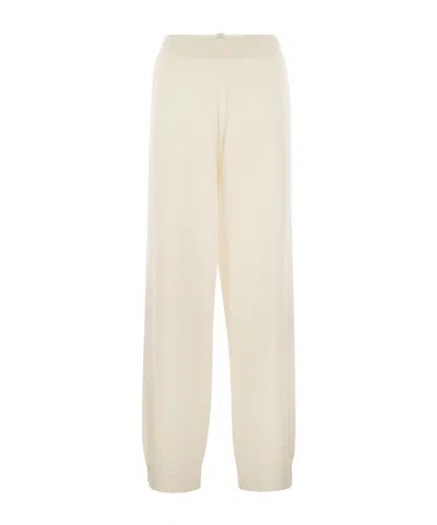 Fabiana Filippi Elastic Waist Sweatpants In White