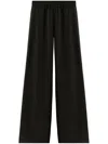 Fabiana Filippi Amelia Fluid Viscose Jogging Trousers In Black  