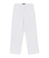 Fabiana Filippi Pressed-crease Trousers In White