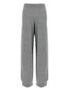 Fabiana Filippi Trousers Featuring Jewel Detail And Elastic Waistband In Gray