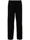 Fabiana Filippi Elasticated-waist Tapered Trousers In Black