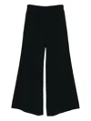 Fabiana Filippi Trousers Wide-leg Elasticated Waistband In Black