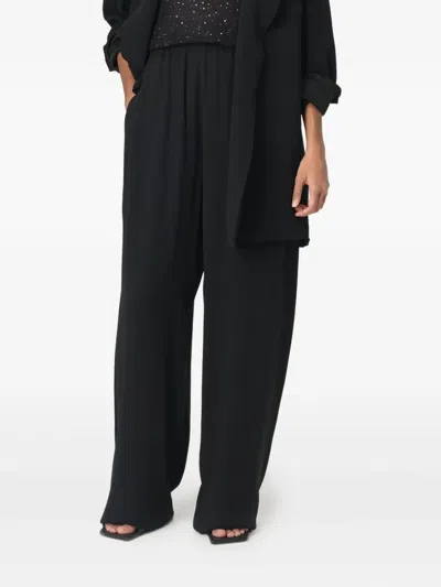 Fabiana Filippi Elasticated-waistband Trousers In Black