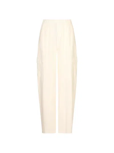 Fabiana Filippi Elasticated-waist Cargo Pants In Neutral