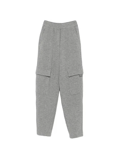 Fabiana Filippi Elastic-waistband Cargo Pants In Gray