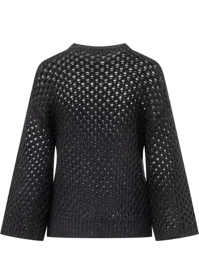 Fabiana Filippi Elegant Sweater For Spring/summer 2026 In Blu Notte