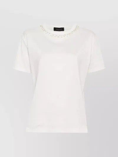 Fabiana Filippi Elevated Women's T-shirt Collection With Luxurious Feel In White