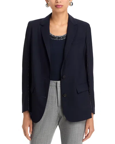 Fabiana Filippi Embellished Blazer In Black