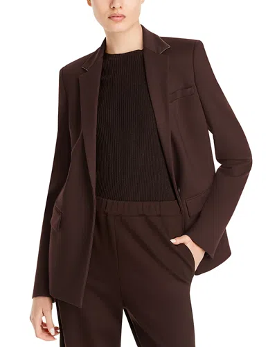 Fabiana Filippi Embellished Blazer In Brown