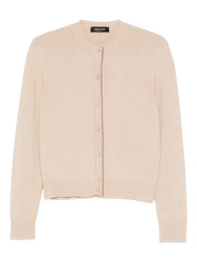 Fabiana Filippi Embellished Button Sweater In Neutral