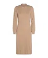 Fabiana Filippi Knee Length Dress Long Sleeves In Brown