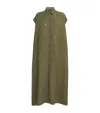 Fabiana Filippi Linen And Viscose Shirt Dress In Green