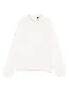 Fabiana Filippi Embellished-neckline Long-sleeve Sweater In Neutral