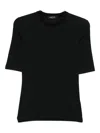 Fabiana Filippi Cotton Top In Black