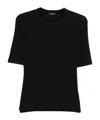 Fabiana Filippi Cotton Top In Black