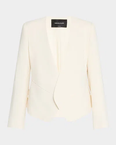 Fabiana Filippi Embellished Open-front Cady Jacket
