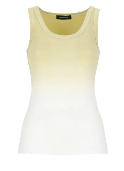 Fabiana Filippi Gradient Effet Ribbed Tank Top In Multi