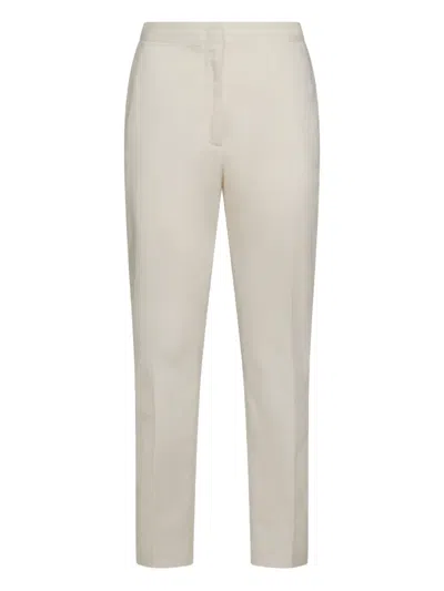 Fabiana Filippi Embellished Straight Trousers In Neutral