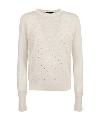 FABIANA FILIPPI CRYSTAL-EMBELLISHED SWEATER