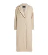 Fabiana Filippi Embossed Jacquard Coat In Neutral