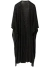 Fabiana Filippi Embroidered Sequin Cape In Black  