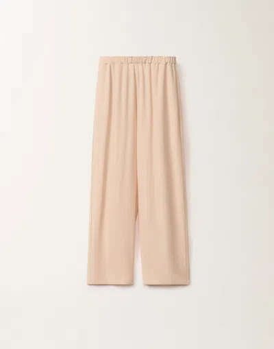 Fabiana Filippi Trevi Longer Envers Satin Trousers In Pink