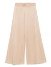 Fabiana Filippi Enver Satin Wide Jogging Trousers In White