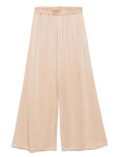 Fabiana Filippi Enver Satin Wide Jogging Trousers In White
