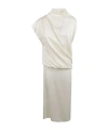 Fabiana Filippi Envers Satin Dress In Neutral