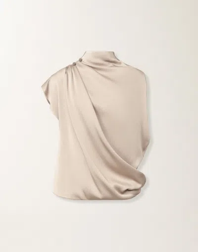 Fabiana Filippi Envers Satin Top