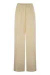 Fabiana Filippi Ever Satin Trousers With Diamond Thread