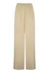 Fabiana Filippi Ever Satin Trousers With Diamond Thread