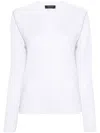 Fabiana Filippi Exposed-seam Fine Wool Cardigan In White