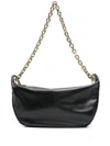 Fabiana Filippi Eyelet-detail Mini Leather Tote Bag In Black