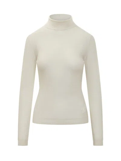 FABIANA FILIPPI FABIANA FILIPPI FABIANA FILIPPI IVORY TURTLENECK WITH LUREX