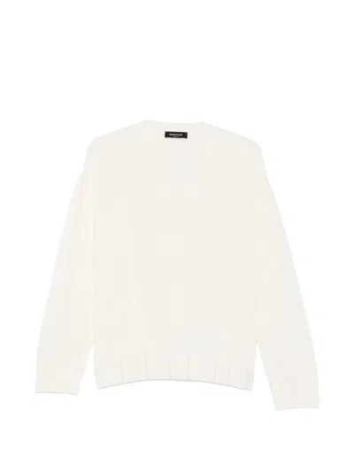 Fabiana Filippi Sequin-embellished Raglan-sleeve Wool Sweater In Neutral