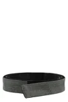 Fabiana Filippi Fabric Belt In Black